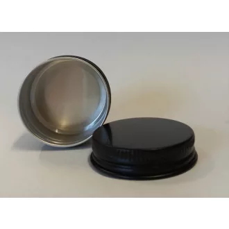 Alumínium tégely csavaros FEKETE 15ml