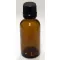 Patikai barna üveg 30ml-es cseppentős kupakkal (FEKETE)