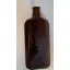 Lapos barna üveg  kupakkal 500ml