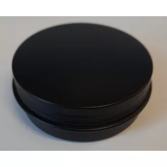 Alumínium tégely csavaros FEKETE 30ml