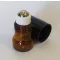 Roll-on barna üveg FÉM golyós 1ml