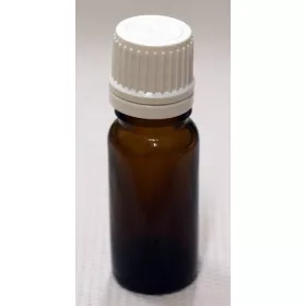   Patikai barna üveg 15ml-es cseppentős kupakkal (fehér) (1tálca 152db)