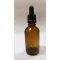 Patikai pipettás barna üveg 100ml-es (FEKETE)