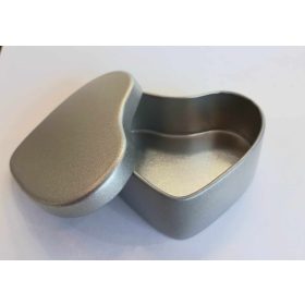 Fém tégely szív 50ml (Ezüst)