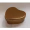 Fém tégely szív 20ml (RoseGold)