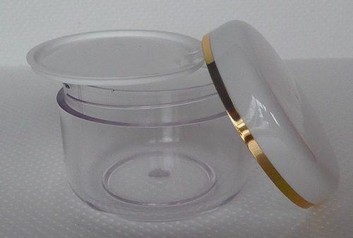 Kozmetikai tégely SAN víztiszta 50ml