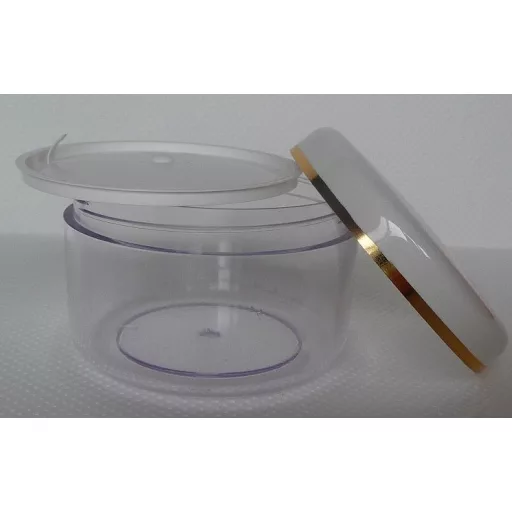 Kozmetikai tégely SAN víztiszta 150ml