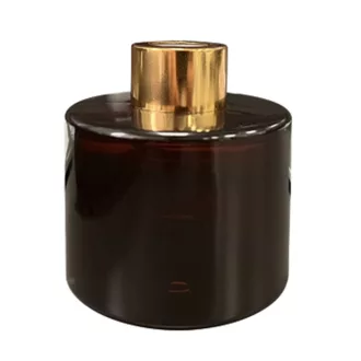 Diffúzor üveg "Ámbra kerek" 100ml - arany