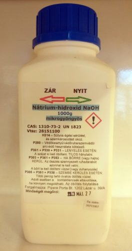 NaOH Nátrium hidroxid (mikrogyönygös) 1kg