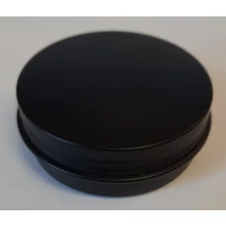 Alumínium tégely csavaros FEKETE 60ml