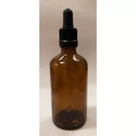 Patikai pipettás barna üveg 50ml-es (FEKETE)