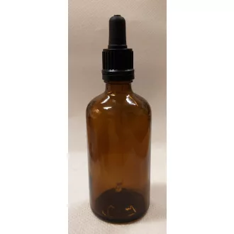 Patikai pipettás barna üveg 50ml-es (FEKETE)