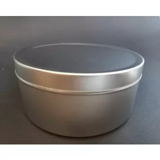 Fém tégely 250ml  Lapos (Ezüst)