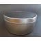 Fém tégely 250ml  Lapos (Ezüst)
