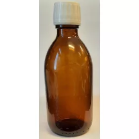 Patikai barna üveg 1000ml-es 28mm-es kupakkal (fehér)