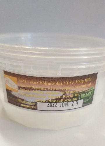Kókuszolaj (zsír) VCO szűz illatos BIO 100g