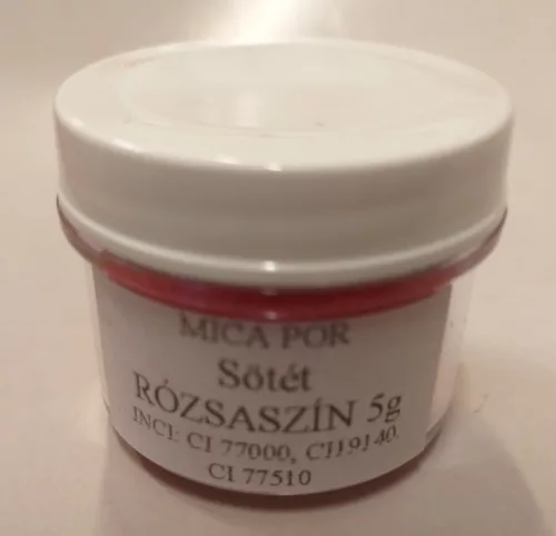 Mica por sötét rózsaszín 5g