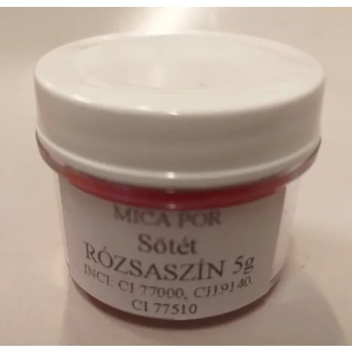 Mica por sötét rózsaszín 5g