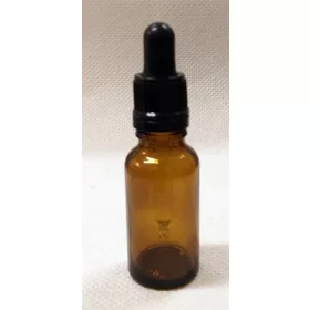 Patikai pipettás barna üveg 10ml-es (FEKETE)