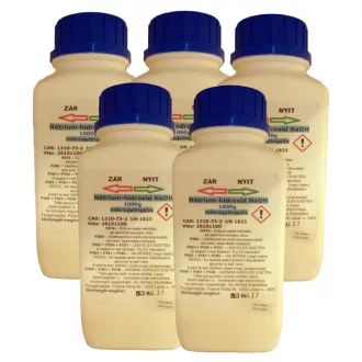 NaOH Nátrium hidroxid (mikrogyönygös) 5kg (5x1kg)