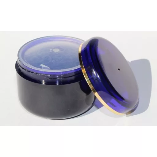Kozmetikai tégely SAN KÉK arany dísszel 200ml