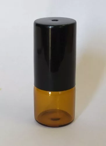 Roll-on barna üveg FÉM golyós 2ml