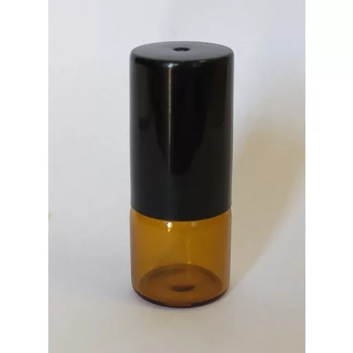 Roll-on barna üveg FÉM golyós 2ml