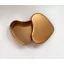 Fém tégely szív 50ml (RoseGold)