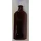 Lapos barna üveg  kupakkal 250ml