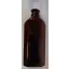 Lapos barna üveg  kupakkal 250ml
