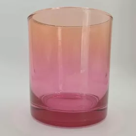 K10 012 rózsa narancs ombre – üvegtégely 180ml