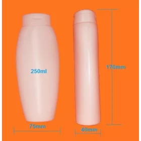Kozmetikai flakon ovális 250ml
