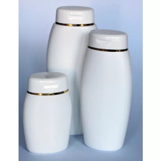 Kozmetikai flakon ovális 250ml
