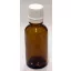 Patikai barna üveg 30ml-es cseppentős kupakkal (fehér)