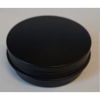 Alumínium tégely csavaros FEKETE 100ml