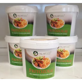   Pálmaolaj (pálmazsír) fritőzolaj nem hidrogénezett 5l (5x1l) (Palmfood) 