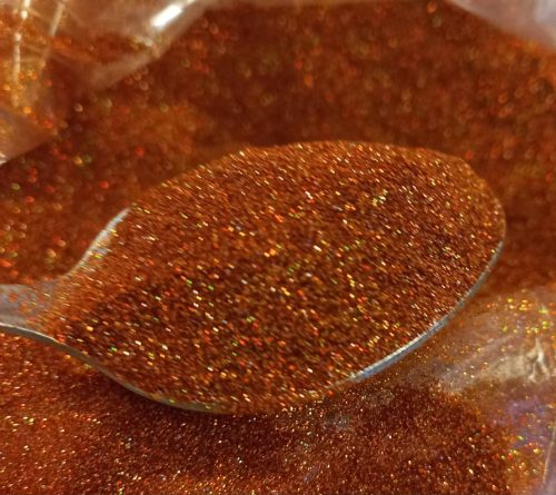 Hologram Csillám Antik arany PP-41-128 /finom szemcsés/ 50g