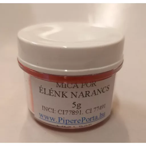 Mica por élénk narancs 5g