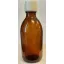 Patikai barna üveg 250ml-es 28mm-es kupakkal (fehér)