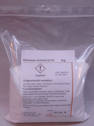 Citromsav anhidrát 1kg