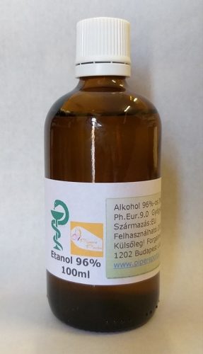 Gyógyszertári alkohol 96% (Etanol 96%) 100ml (Ph.Eur.9.0.)