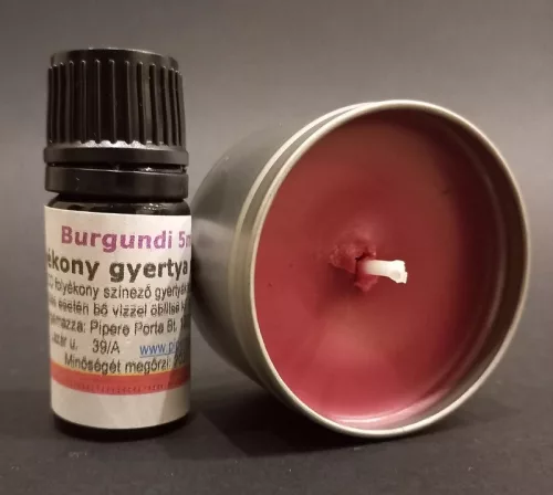 Gyertya színező Burgundi (Burgundy) 5ml