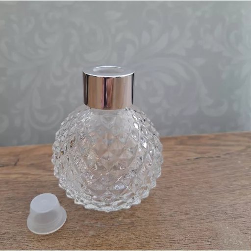 Diffúzor üveg "kristály" 100ml - ezüst