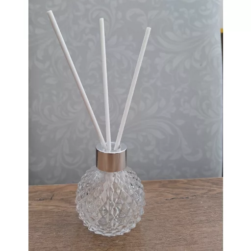 Diffúzor üveg "kristály" 100ml - ezüst