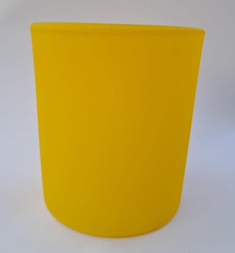 K10 012 sárga matt – üvegtégely 180ml
