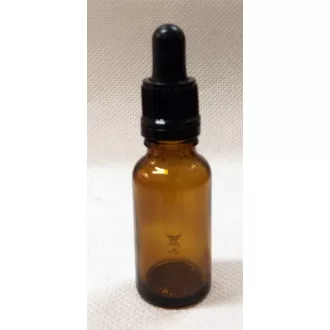 Patikai pipettás barna üveg 20ml-es (FEKETE)