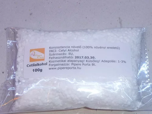 Cetilalkohol (100 % növényi eredetű) 20g
